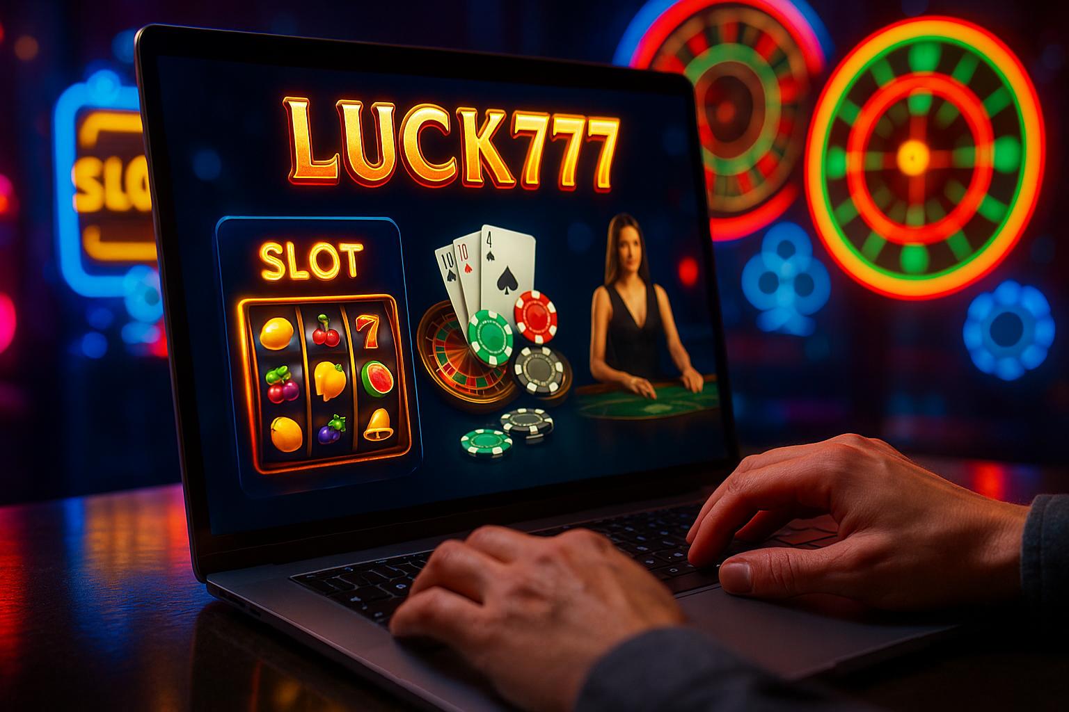 Jogos de cassino online inovadores e emocionantes na LUCK777