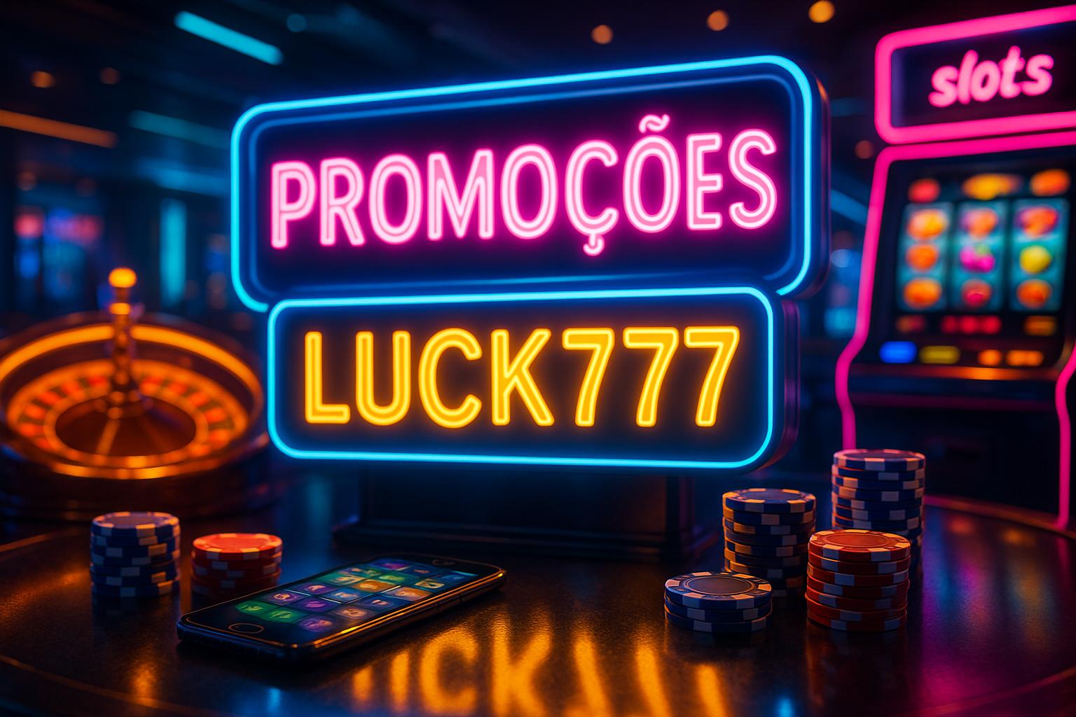 O bônus promocional LUCK777 é uma ótima maneira de começar sua aventura