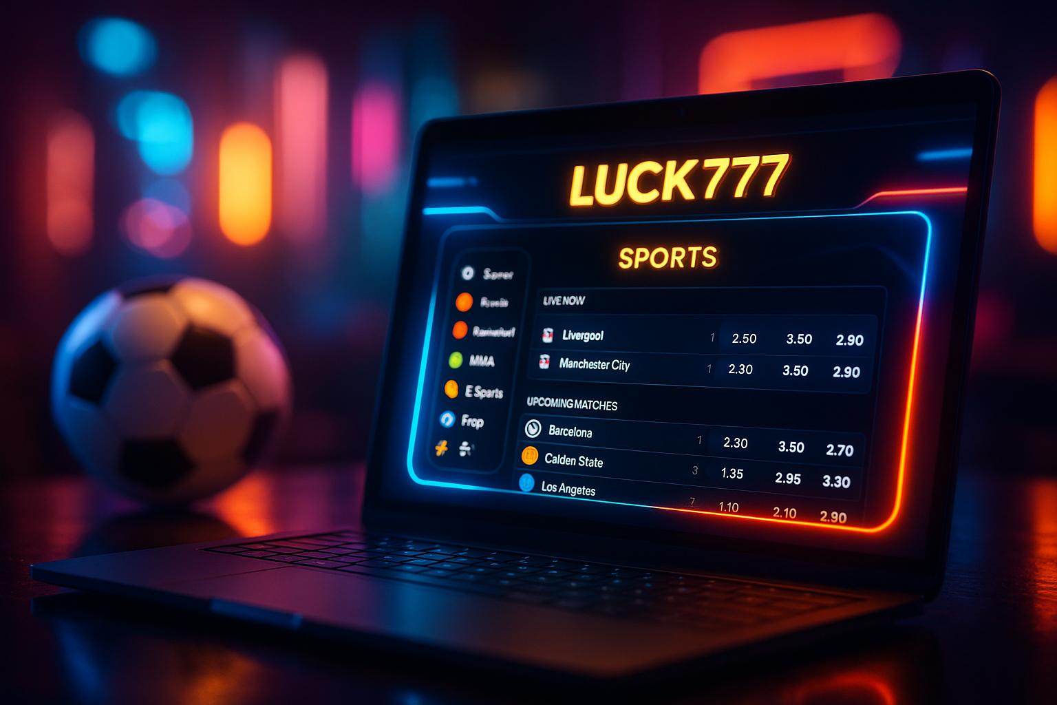 Aposte em apostas esportivas no cassino online LUCK777