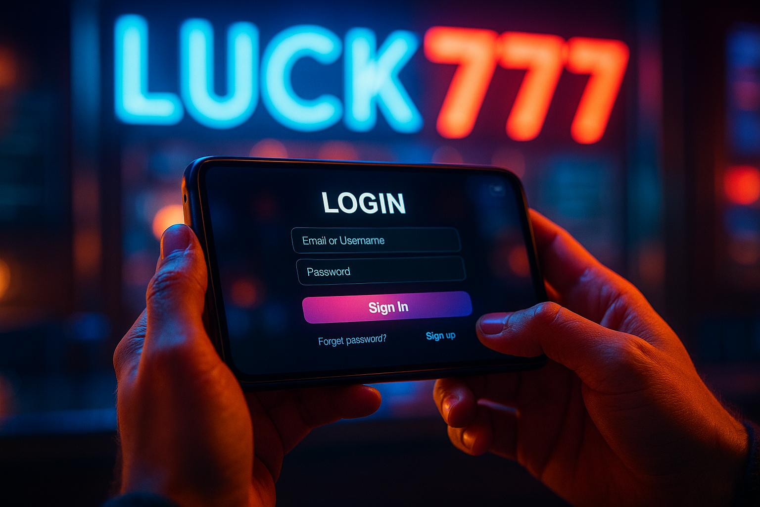 Registro na LUCK777 Garante Acesso a uma Vasta Seleção de jogo