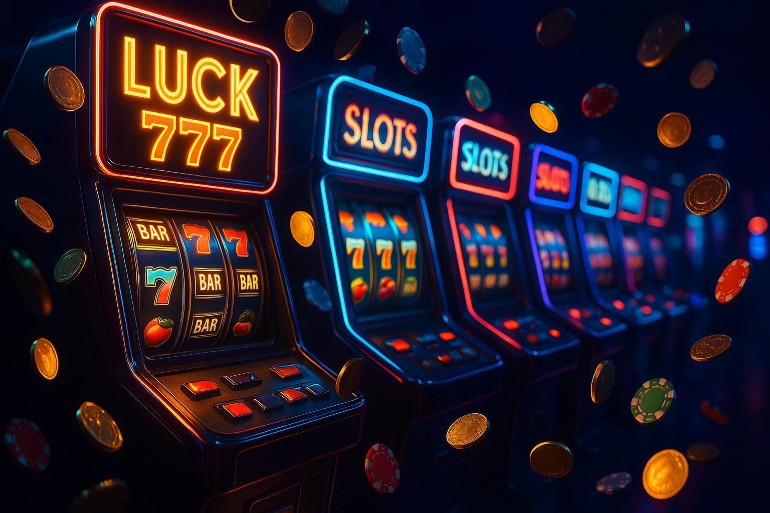Explore o mundo das slot machines no LUCK777 Casino